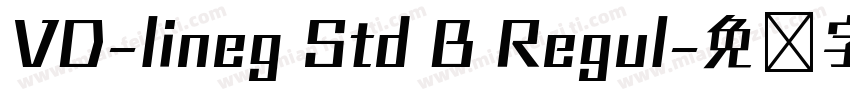 VD-lineg Std B Regul字体转换